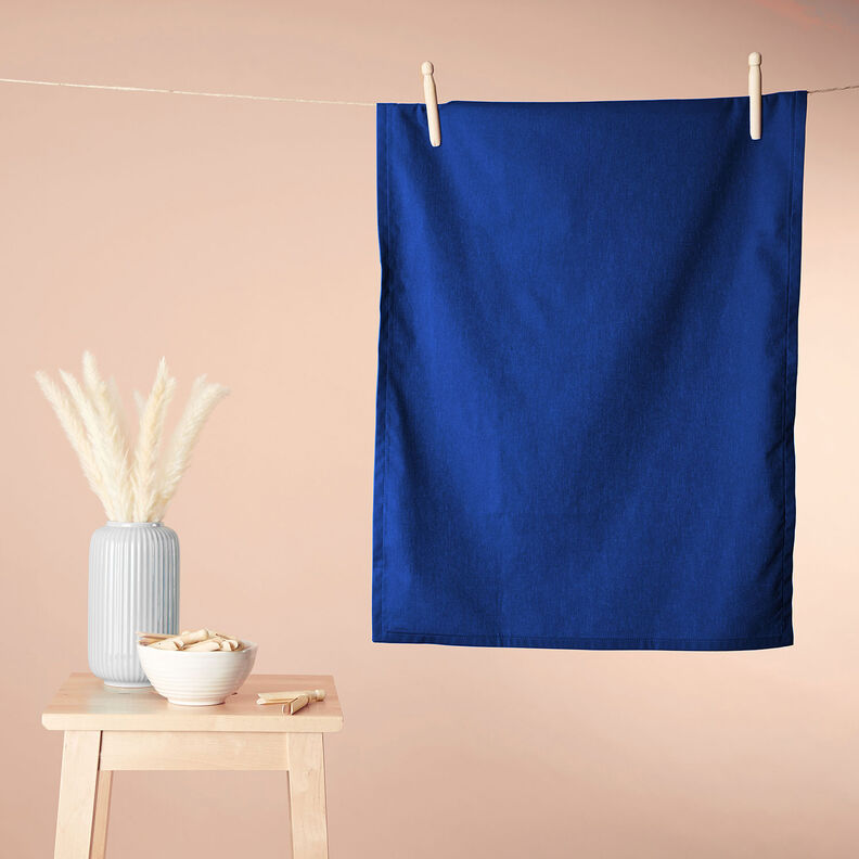 tessuto in cotone cretonne tinta unita – blu reale,  image number 8