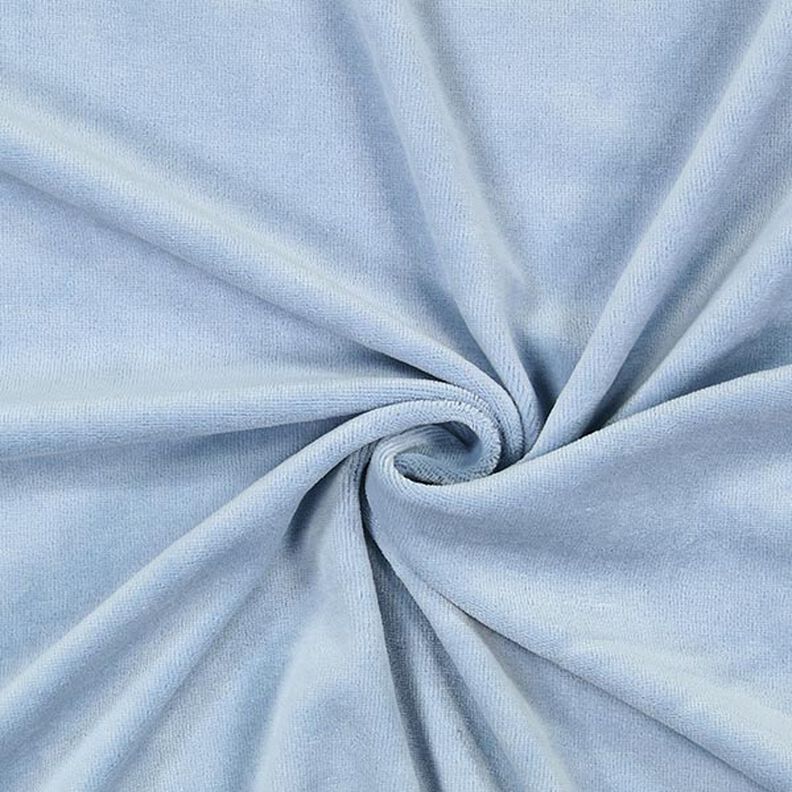 vellutino nicki tinta unita – azzurro,  image number 1
