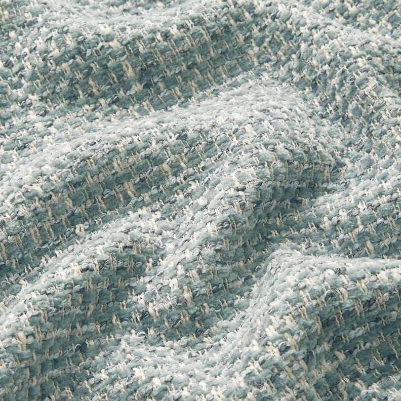 tessuto da tappezzeria Aspetto bouclé colorato – canna palustre/crema,  image number 2