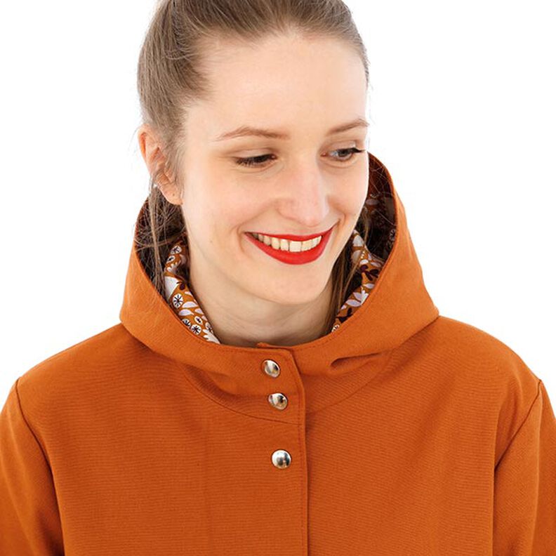 FRAU KARO - parka foderato con cappuccio e tasche applicate, Studio Schnittreif | XS - XXL,  image number 5