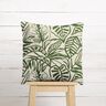 tessuto arredo mezzo panama Monstera dipinta – crema/pino,  thumbnail number 7