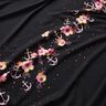 jersey di cotone Fiori marittimi | Glitzerpüppi – nero/porpora,  thumbnail number 2