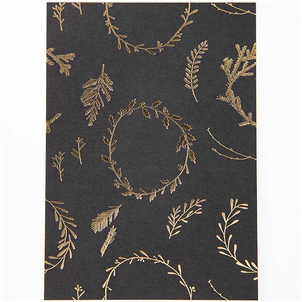 blocco con cartoline postali Nostalgic Christmas | Rico Design – nero, image number 2