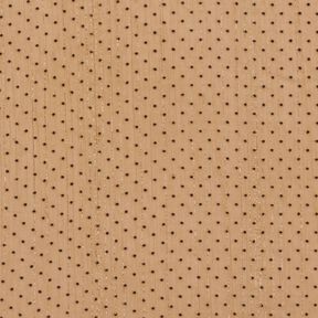 Righe con righe glitterate e pois – marrone capriolo, 