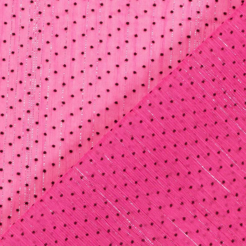 Righe con righe glitterate e pois &ndash; porpora,  image number 4