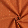 mussola di cotone, macchie dorate sparse – terracotta/oro,  thumbnail number 3