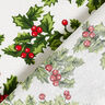 tessuto arredo canvas rametti di vischio – verde/rosso,  thumbnail number 4