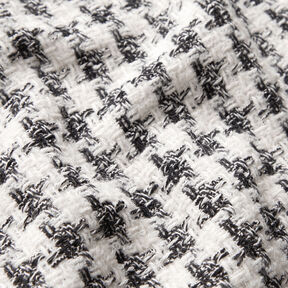 Pied de poule bouclé – nero/bianco, 