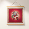 tessuto arredo, taglio di tessuto gobelinBabbo Natale – rosso carminio,  thumbnail number 6