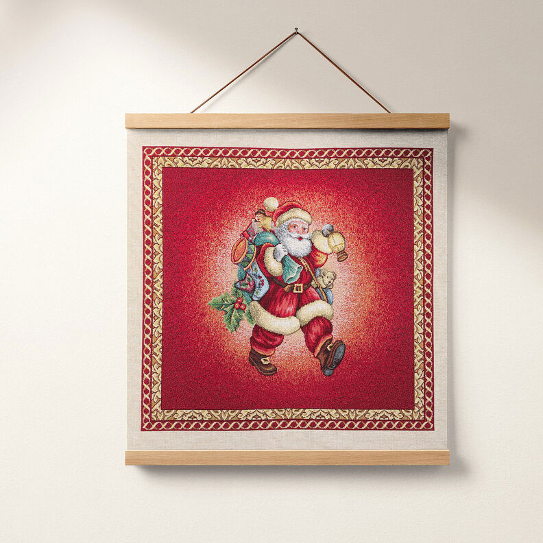 tessuto arredo, taglio di tessuto gobelinBabbo Natale – rosso carminio, image number 6