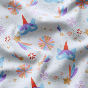 jersey di cotone Incantesimo della maschera &ndash; azzurro, 