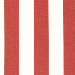 Tessuto per tende da sole righe Toldo – bianco/rosso carminio, 