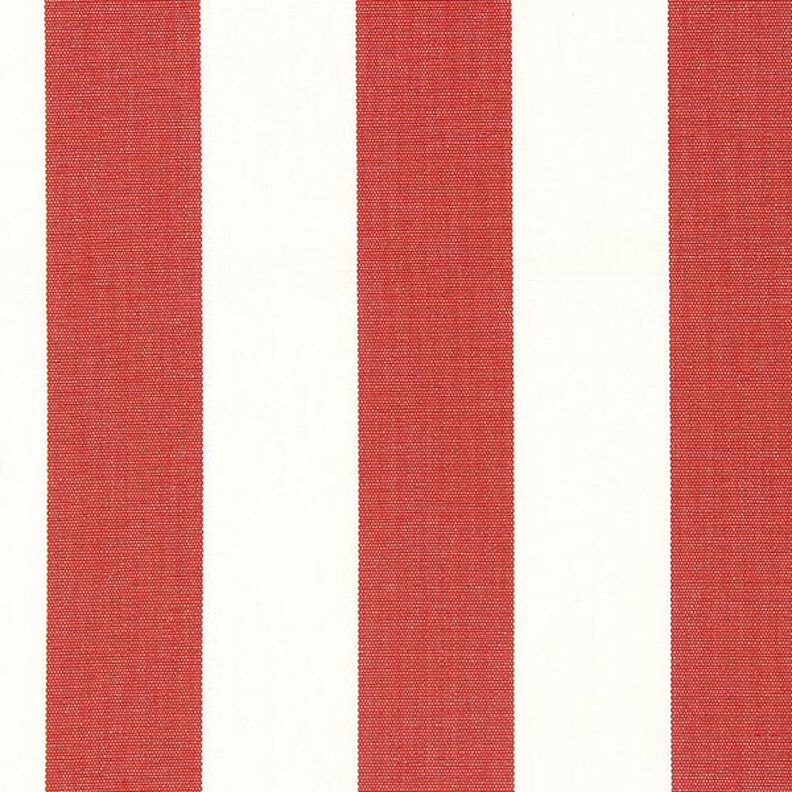 Tessuto per tende da sole righe Toldo – bianco/rosso carminio,  image number 1