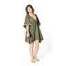 Tessuto di cotone con aspetto lino – verde oliva,  thumbnail number 5