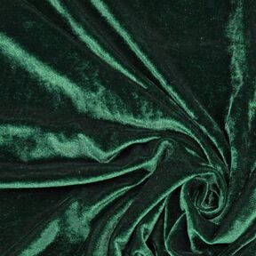 Velluto stretch verde scuro, 