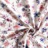 GOTS jersey di cotone Fiori ad acquerello stampa digitale – bianco lana/violetto pastello,  thumbnail number 3