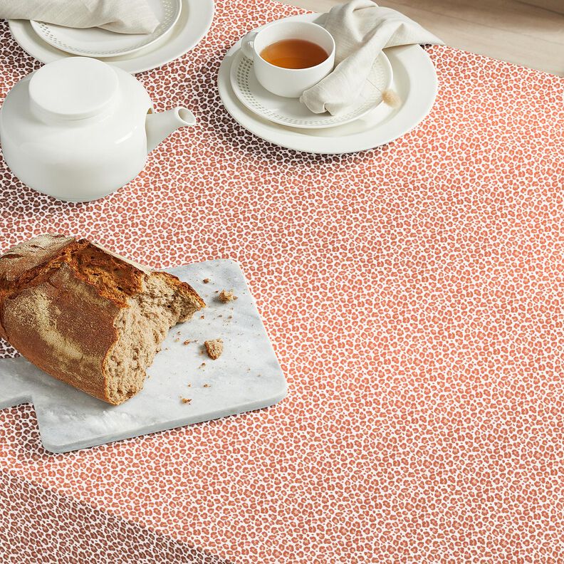 tessuto in cotone cretonne motivo leopardato piccolo – avorio/rame,  image number 5