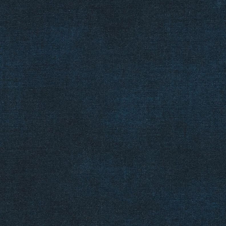 French terry, felpa estiva Fiori di ghiaccio tessuto con bordura | Glitzerpüppi – blu notte/bianco, image number 8