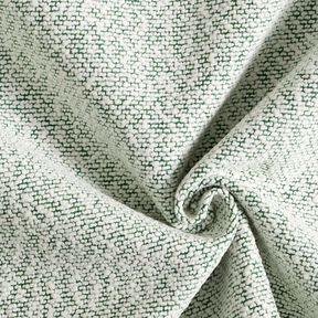 tessuti da esterni Bouclé fine – verde/bianco lana, 