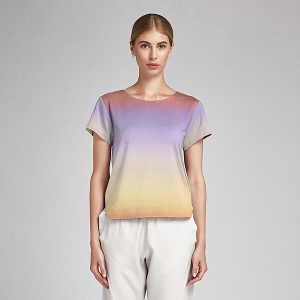 Gradiente di colore satinato – lillà/arancione, image number 6