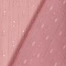 Chiffon Dobby gessato metallizzato – rosa antico scuro/argento effetto metallizzato,  thumbnail number 4