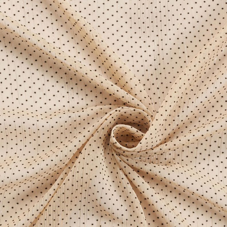Righe con righe glitterate e pois – beige chiaro,  image number 3