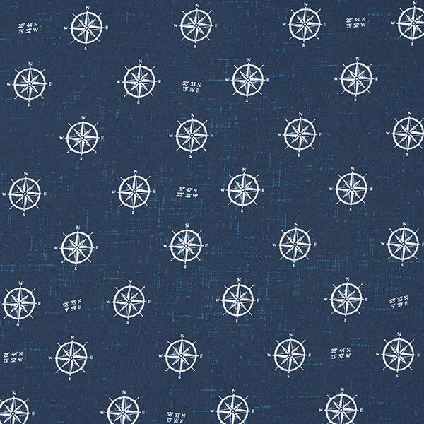 GOTS jersey di cotone bussola | Tula – blu notte, image number 1