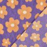 tessuto peluche fiori | Poppy Fabrics &ndash; lavanda/albicocca,  thumbnail number 4