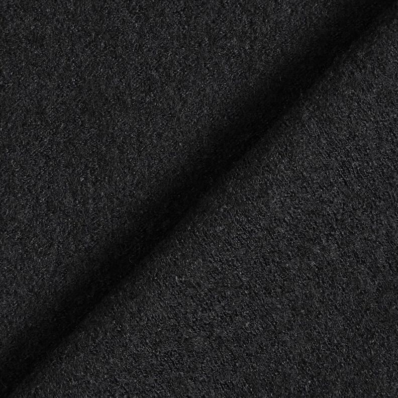 Tessuto leggero in maglia in misto viscosa e lana – nero,  image number 3