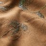 Velluto a costine con fiori ricamati glitterati – marrone chiaro,  thumbnail number 3