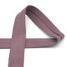 Nastro in sbieco jersey di cotone [20 mm] – melanzana,  thumbnail number 1