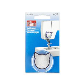 calamita per aghi, gatto [ Dimensioni: 45 x 45 x 25 mm ] | Prym – bianco, 