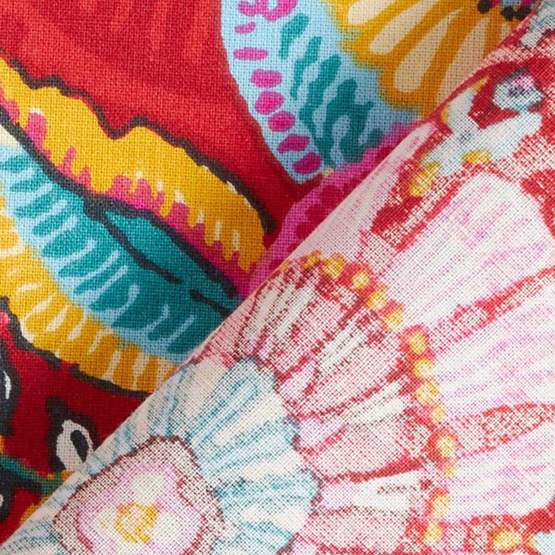 tessuto in cotone cretonne Fiori maculati – peperoncino,  image number 4