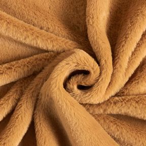 pelliccia sintetica di alta qualità monocromatica – marrone capriolo, 