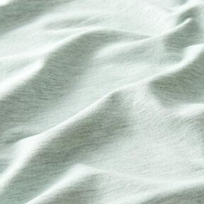 French Terry fine mélange – menta/grigio, 