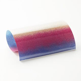 Pellicola termotrasferibile arcobaleno glitter Din A4, 