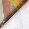 tessuto arredo mezzo panama Foglie tropicali – senape/terracotta,  thumbnail number 4