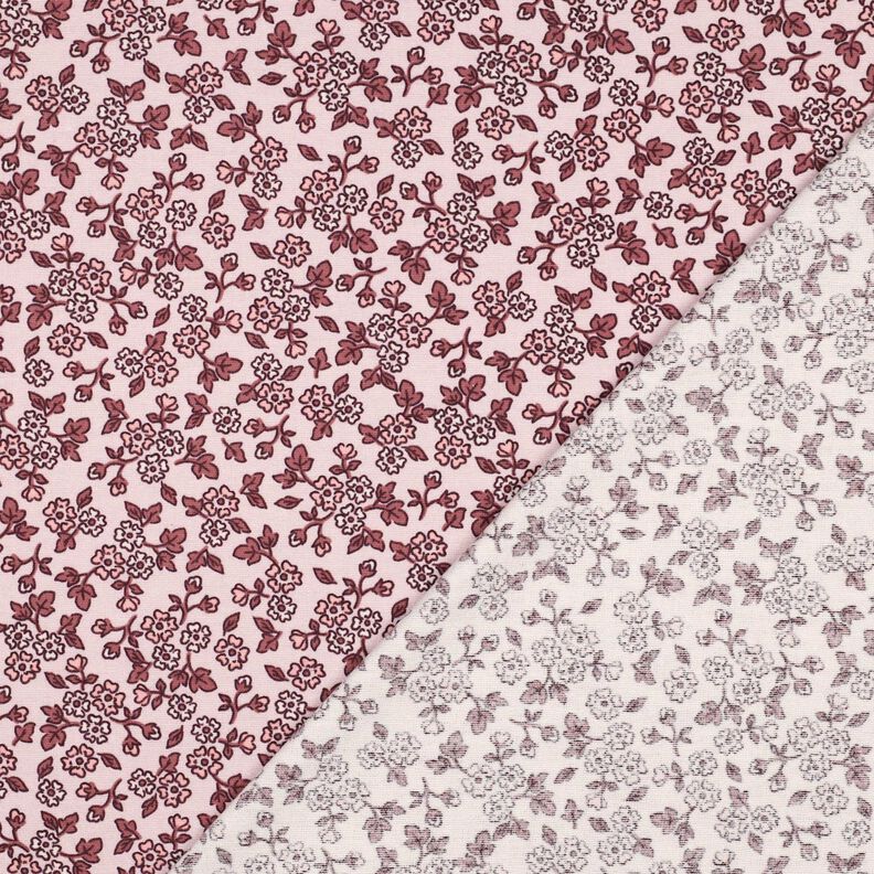 flanella di cotone fiorellini | Poppy Fabrics – rosé/malva, image number 4