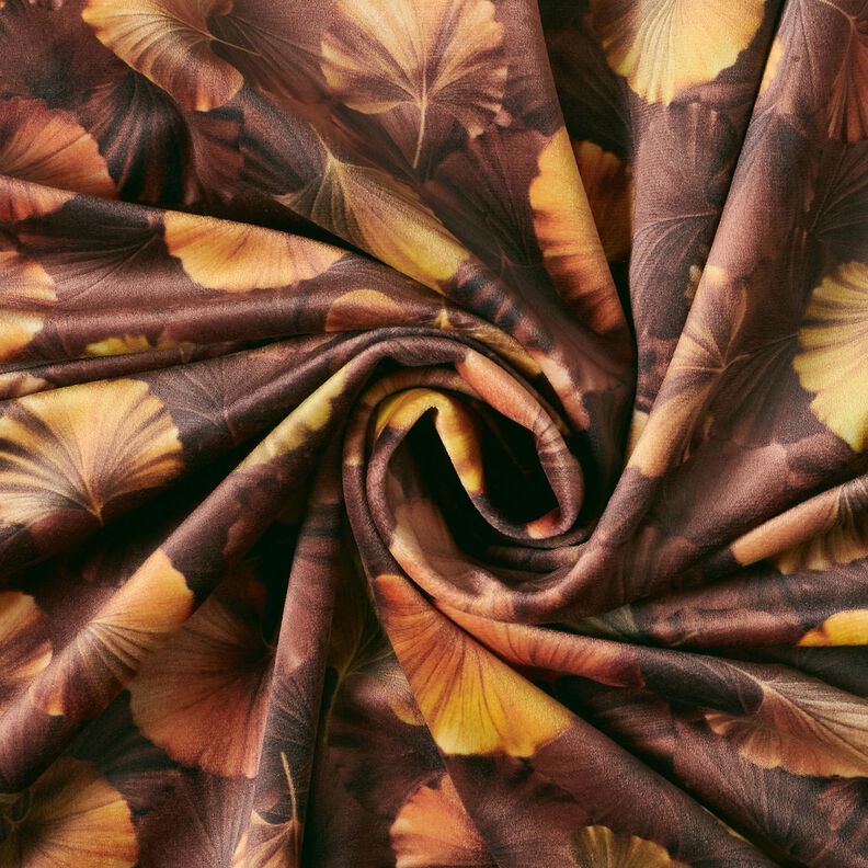 velluto arredo Ginkgo autunnale &ndash; bronzo,  image number 3