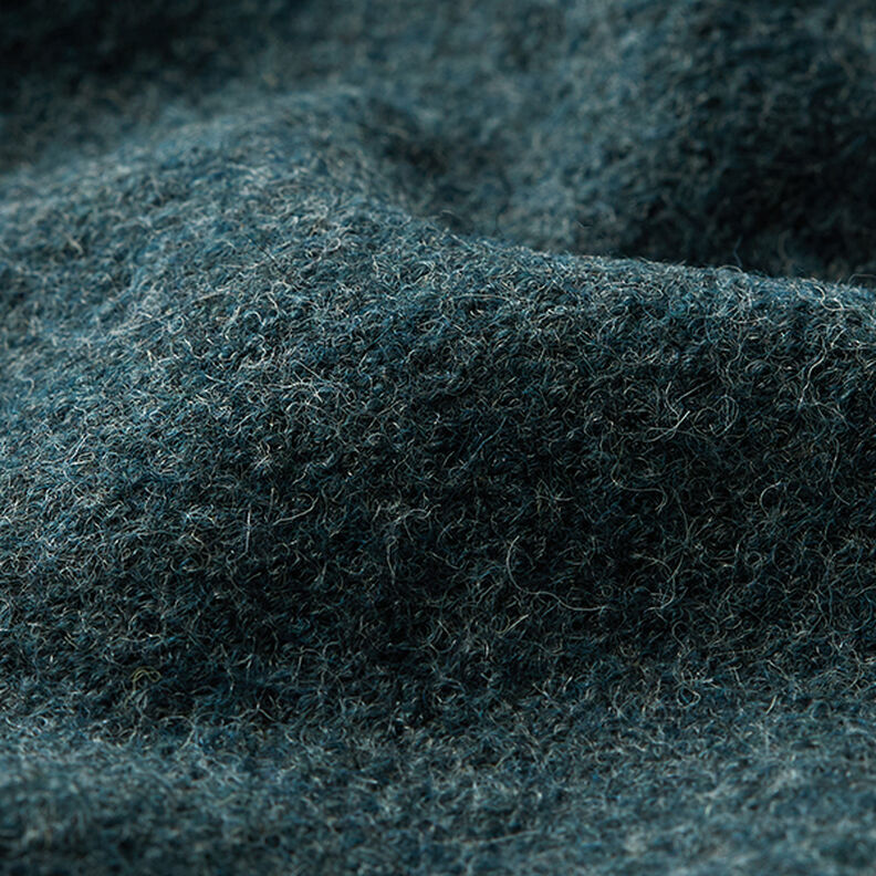 loden follato in lana mélange – blu oceano,  image number 2