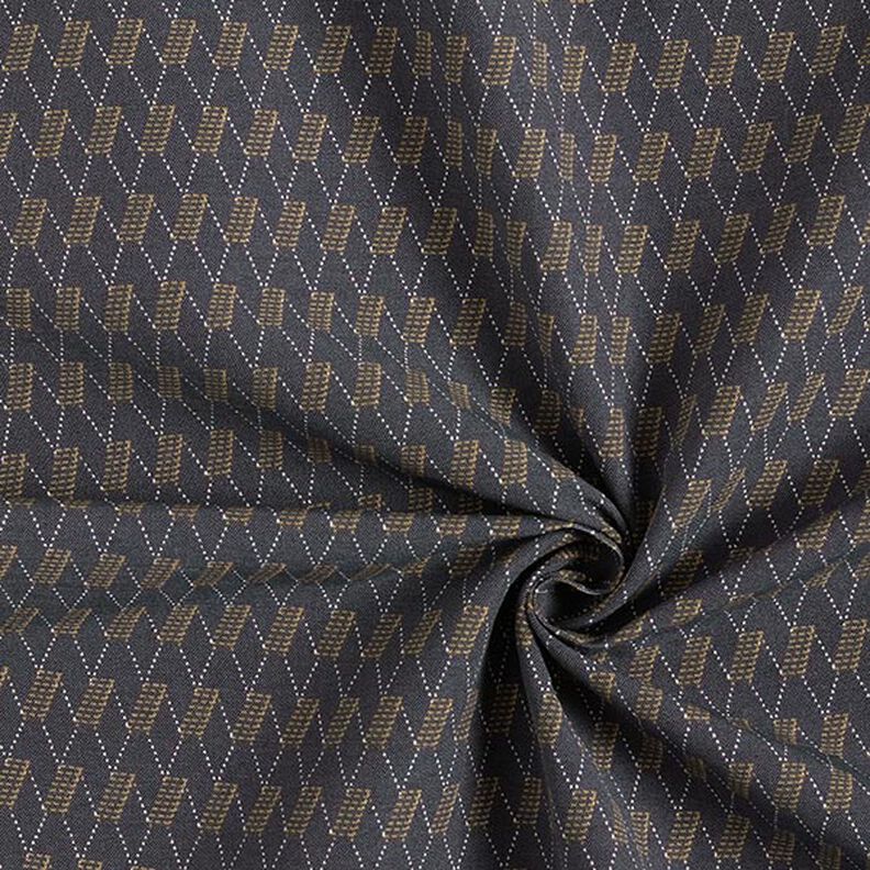 Rombi astratti in Denim elasticizzato – granito,  image number 3