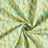 tessuto in cotone popeline banane – eucalipto/giallo sole,  thumbnail number 3