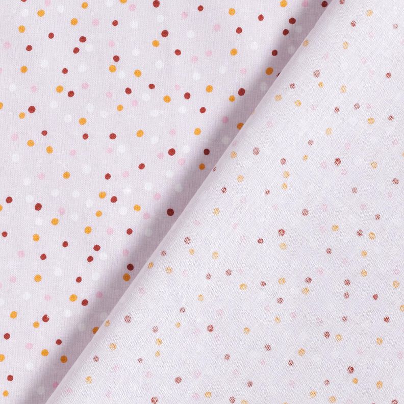 tessuto in cotone cretonne Piccoli pois – violetto pastello,  image number 4