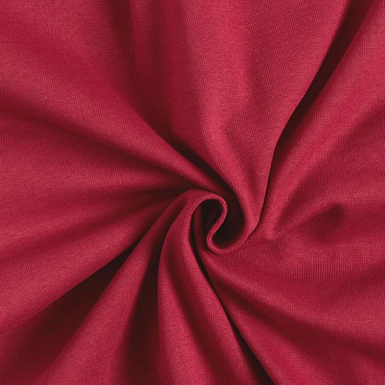 GOTS tessuto per bordi e polsini in cotone | Tula – rosso Bordeaux,  image number 1