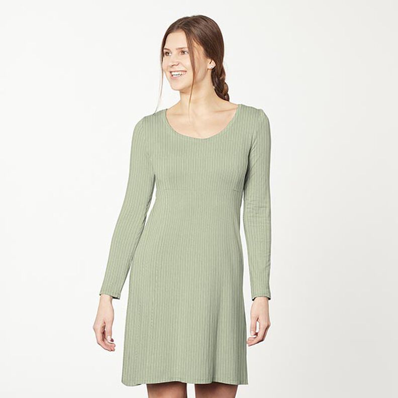 jersey a coste, tinta unita – pistacchio | Resto 20cm,  image number 9