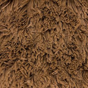 Tessuto peluche a pelo lungo SHAGGY [1 M x 0,75 M | altezza pelo: 30 mm] - marrone | Kullaloo, 