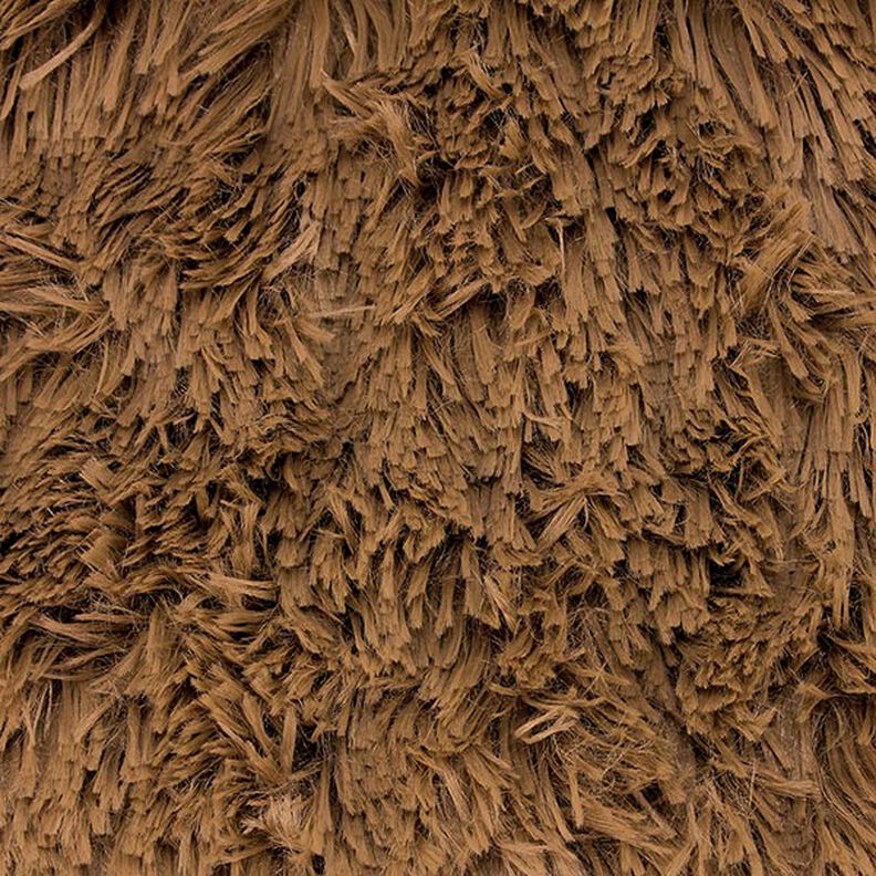 Tessuto peluche a pelo lungo SHAGGY [1 M x 0,75 M | altezza pelo: 30 mm] - marrone | Kullaloo,  image number 2