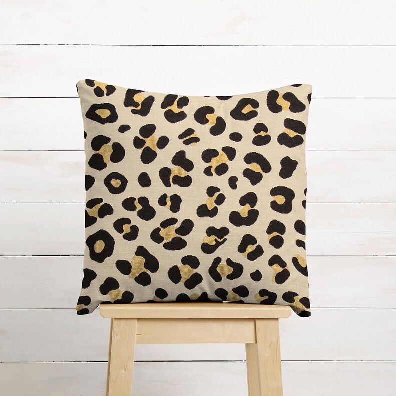 tessuto arredo gobelin leopardo – beige chiaro/nero,  image number 7