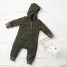 loden follato in lana – verde oliva scuro,  thumbnail number 8