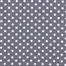 popeline di cotone Pois Polka – grigio ardesia/bianco,  thumbnail number 1